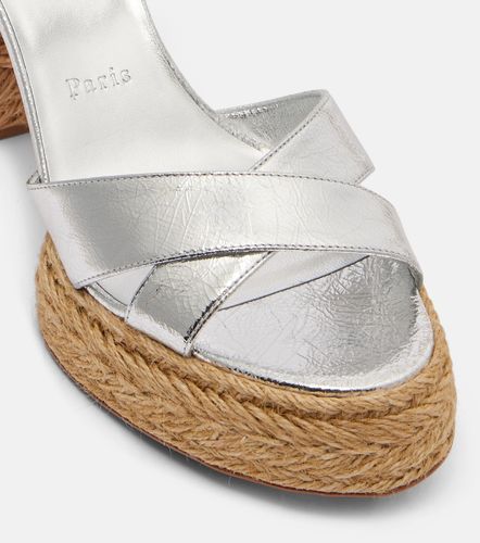 Sandales Calakala 85 en cuir métallisé - Christian Louboutin - Modalova