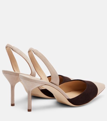 Escarpins slingback Capsli 70 en daim - Manolo Blahnik - Modalova
