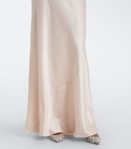 Robe longue Blake en satin de soie - Posse - Modalova