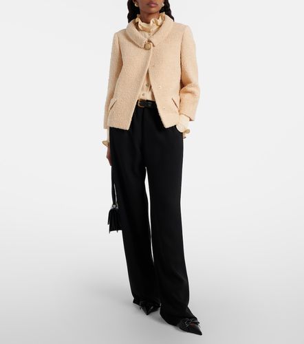 Veste en tweed en laine mélangée à ornements - Valentino Garavani - Modalova