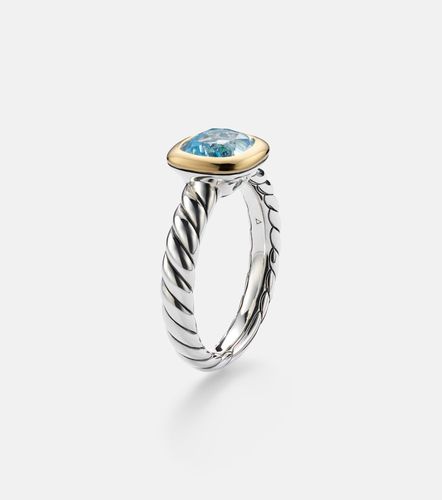 Bague DY Mercer® en argent sterling, or 18 ct et topaze - David Yurman - Modalova