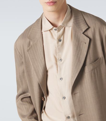 Blazer Archivio à motif chevron - Giorgio Armani - Modalova