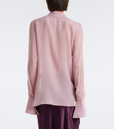 Blouse en soie à col lavallière - Nina Ricci - Modalova