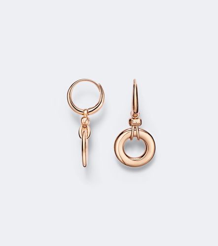 Boucles d'oreilles Iconica en or rose 18 ct et diamants - Pomellato - Modalova