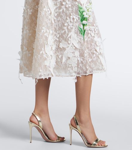 Robe Cleo en dentelle à appliqués - Leo Lin - Modalova