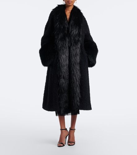 Manteau en laine mélangée - Dolce&Gabbana - Modalova