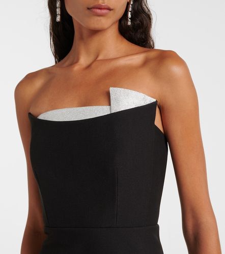 Robe midi bustier à ornements - Roland Mouret - Modalova