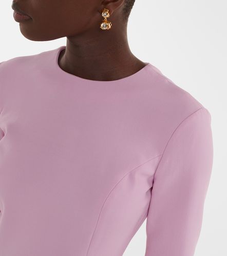 Robe de cocktail en laine mélangée - Oscar de la Renta - Modalova