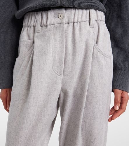 Pantalon fuselé Monili en laine - Brunello Cucinelli - Modalova