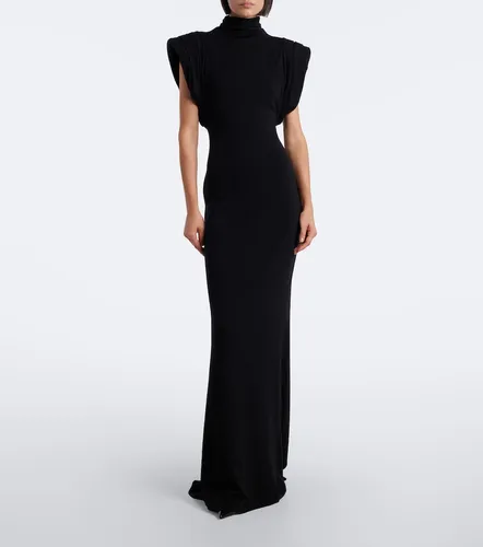 Robe longue en laine mélangée - Mugler - Modalova