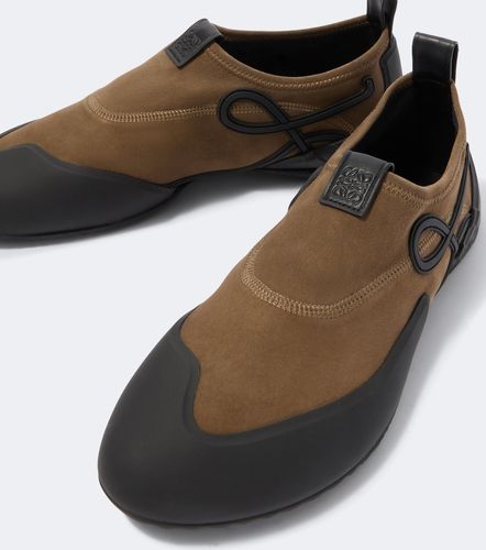 Loewe Slip-on Grip Aqua en daim - Loewe - Modalova
