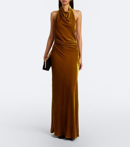 Robe longue Reannon en velours - Simkhai - Modalova