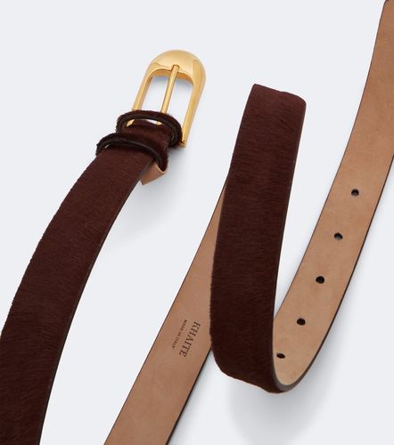 Ceinture Dome en cuir façon poulain - Khaite - Modalova