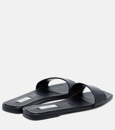 Toteme Mules en cuir façon lézard - Toteme - Modalova