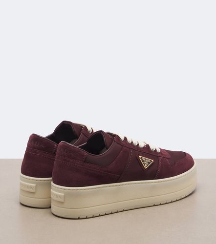 Baskets Downtown Bold en Re-Nylon et daim - Prada - Modalova