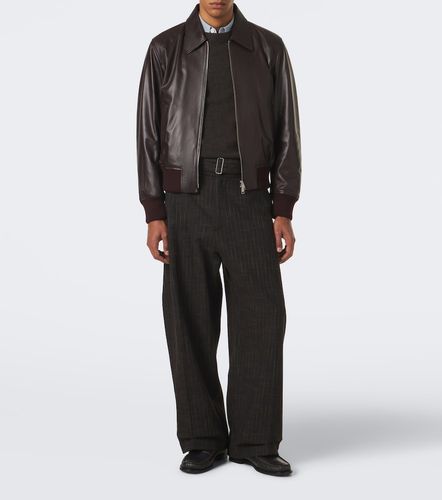 Ami Paris Veste blouson en cuir - Ami Paris - Modalova