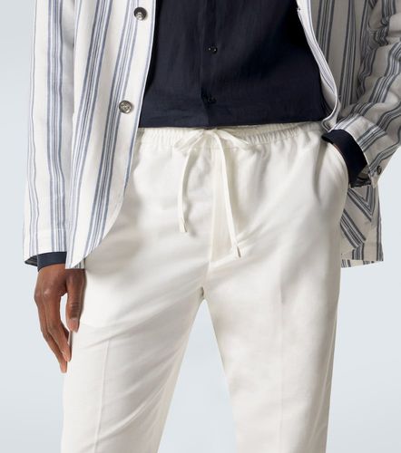 Pantalon droit en lin et coton - Brioni - Modalova