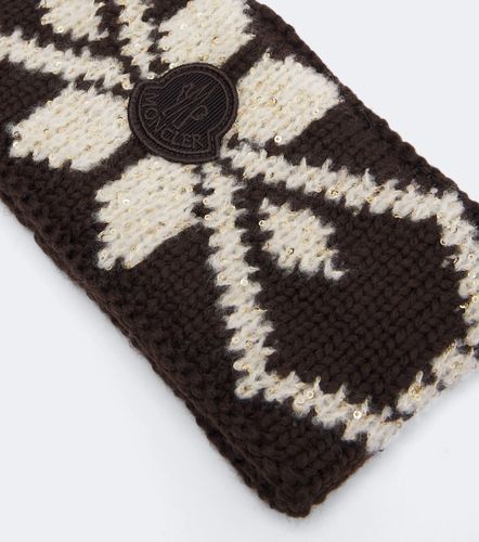 Bandeau en laine mélangée à sequins - Moncler - Modalova