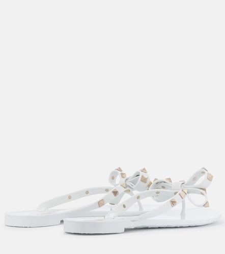 Tongs Rockstud en PVC - Valentino Garavani - Modalova