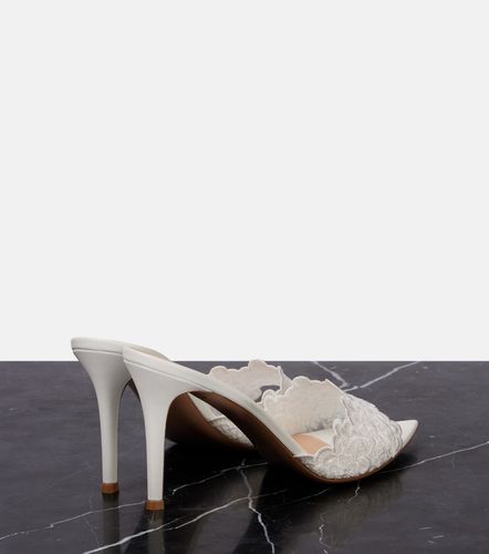 Gianvito Rossi Mules 85 à dentelle - Gianvito Rossi - Modalova