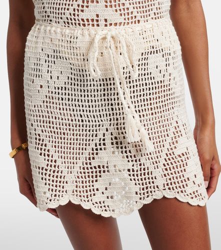 Mini-jupe Rose en crochet de coton - Anna Kosturova - Modalova