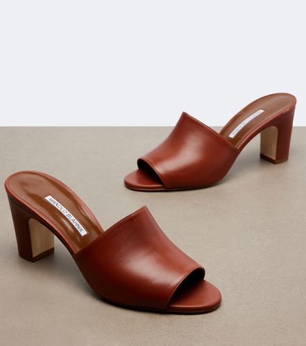 Mules Rapalla en cuir - Manolo Blahnik - Modalova