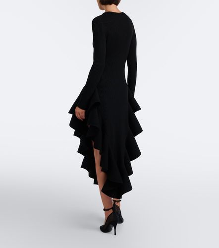 Alaïa Robe midi en laine mélangée - Alaia - Modalova