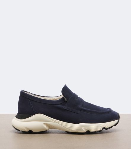 Tod's Slip-on en daim et shearling - Tod's - Modalova