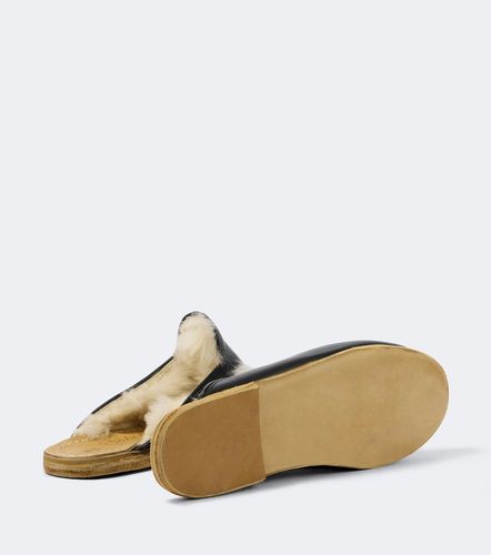 Sabah Mules en cuir et shearling - Sabah - Modalova