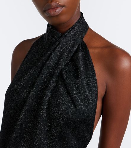 Balmain Robe longue en lamé - Balmain - Modalova