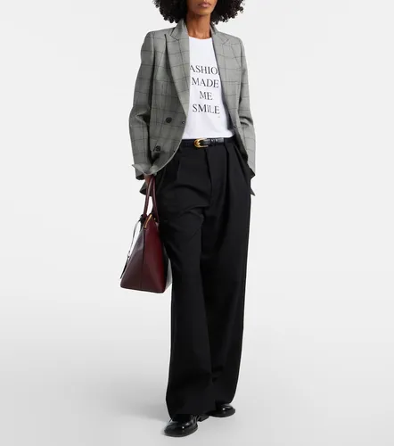 T-shirt en jersey de coton imprimé - Victoria Beckham - Modalova