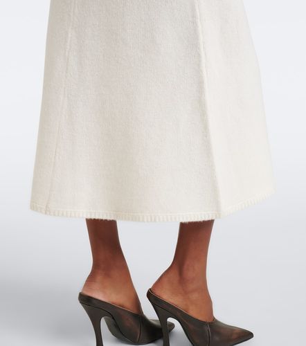 Robe midi en laine, soie et cachemire - Magda Butrym - Modalova