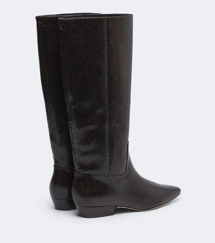 Bottes Gabrielle en cuir façon serpent - Veronica Beard - Modalova