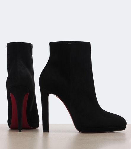 Bottines Fannylove en daim à plateau - Christian Louboutin - Modalova