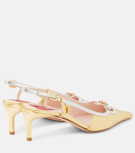 Escarpins slingback Viv' Canard en cuir métallisé - Roger Vivier - Modalova
