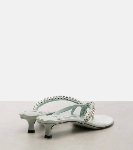 Mules Dila en cuir et satin - Jimmy Choo - Modalova