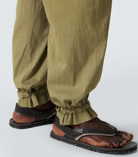 Pantalon fuselé Egreta en coton mélangé à rayures - Kiko Kostadinov - Modalova