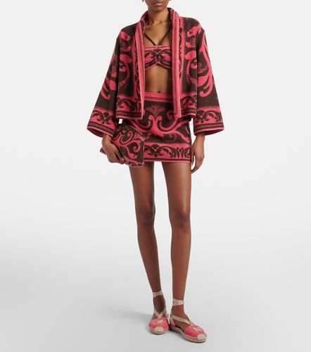 Brassière en coton à motif jacquard - Valentino Garavani - Modalova