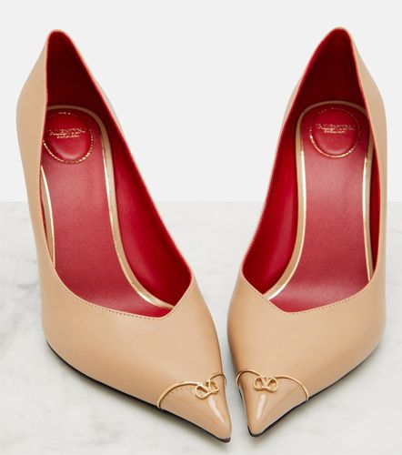 Escarpins Heartip VLogo en cuir - Valentino Garavani - Modalova