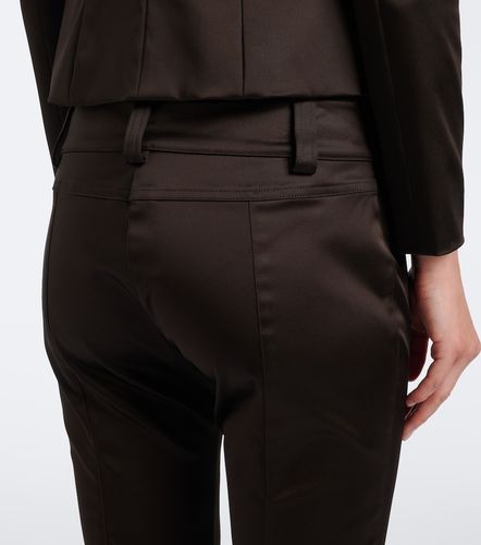 Gucci Pantalon évasé en satin - Gucci - Modalova