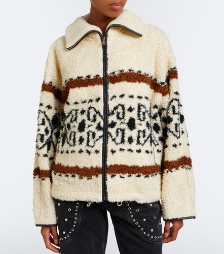 Marant Etoile Veste Luka en teddy - Marant Etoile - Modalova