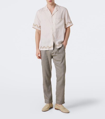 Pantalon droit Oscar en lin et coton - Frescobol Carioca - Modalova
