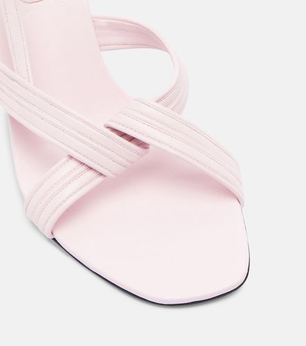 Sandales Gianni Medusa slingback en cuir - Versace - Modalova