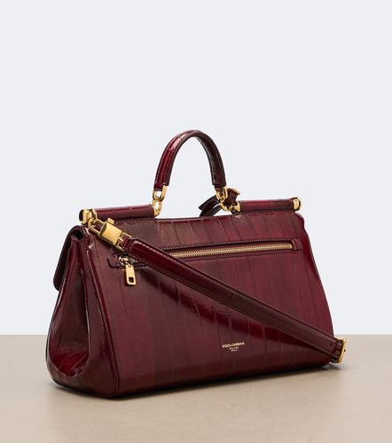 Sac My Sicily Medium en cuir d'anguille - Dolce&Gabbana - Modalova
