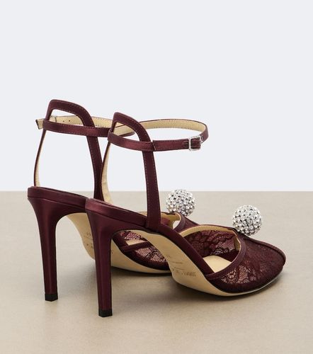 Sandales Sacora en dentelle à cristaux - Jimmy Choo - Modalova