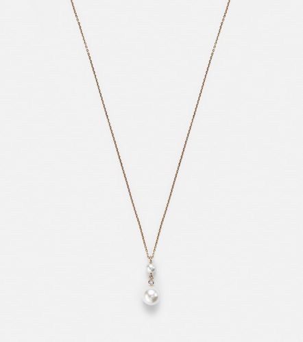 Collier Rêve Simple en or 14 ct, diamants et perles - Sophie Bille Brahe - Modalova