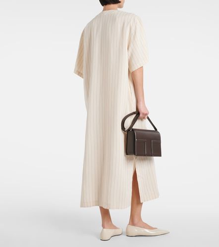 Robe chemise midi à rayures tennis - Toteme - Modalova