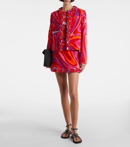 Veste Marmo en coton éponge à ornements - Pucci - Modalova
