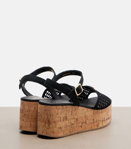 Sandales compensées en crochet - Prada - Modalova