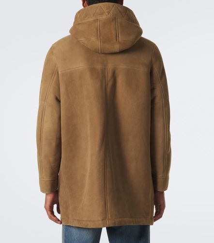 Parka en daim à capuche - Yves Salomon - Modalova